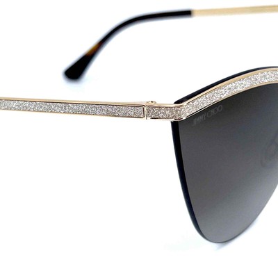 Pre-owned Jimmy Choo Sunglasses Kristen/s 06jha Authentic In Gray