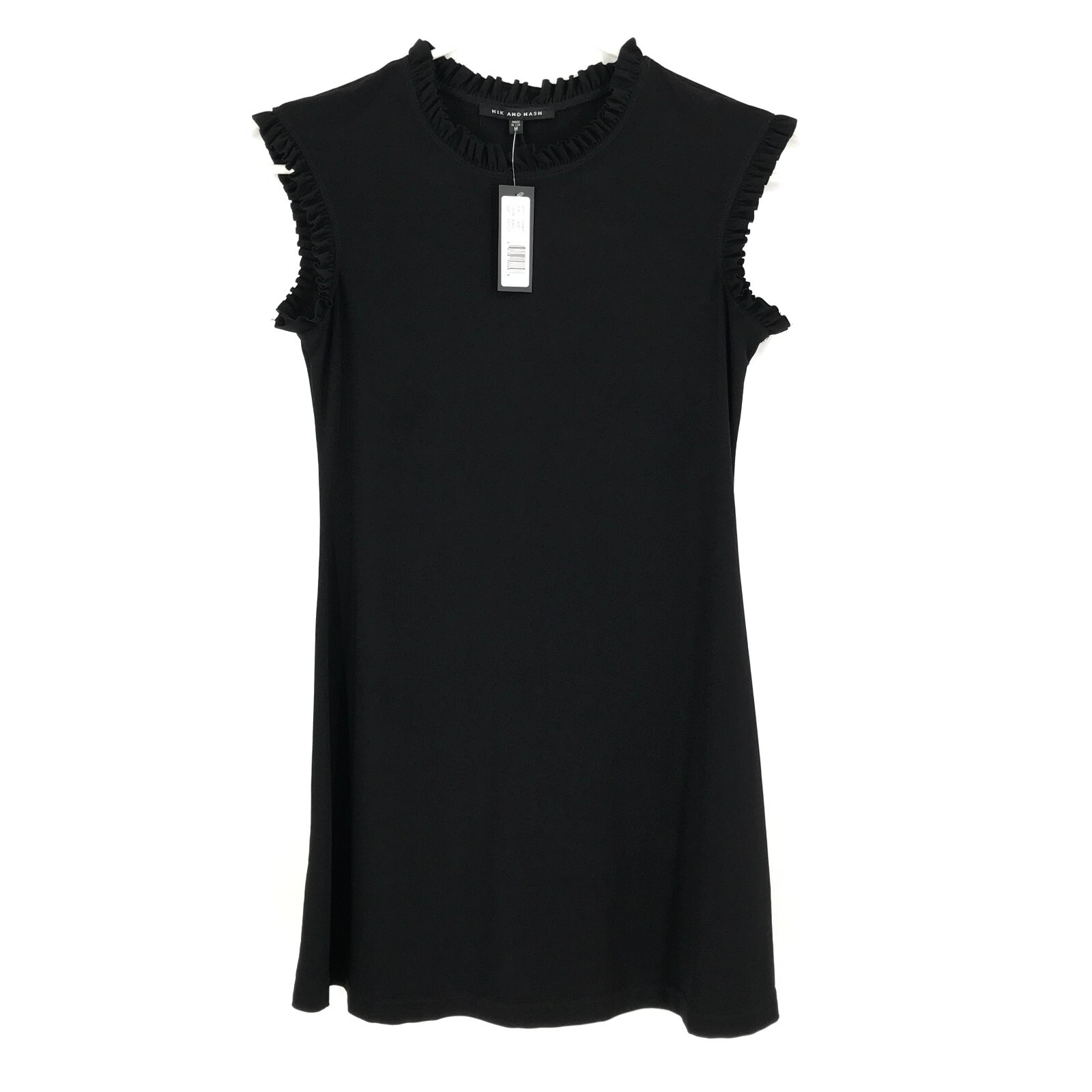 Nik And Nash Womens Dress Medium Black Sleeveless Pullover