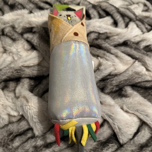 Vibrant Life Burrito Kicker Catnip Crinkle Cat Toy