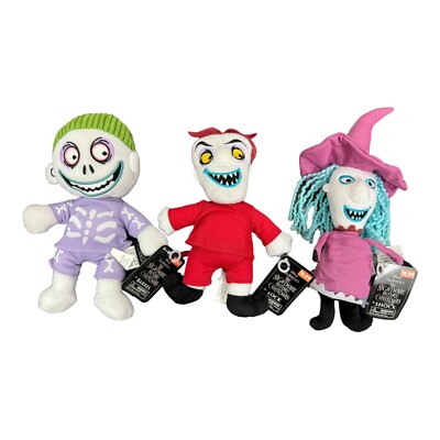 Nightmare Before Christmas LOCK, SHOCK & BARREL Plush Dolls 2019 Disney 9  