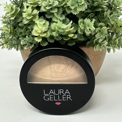 Laura Geller Baked Highlighter Duo French Vanilla/ Dulce De Leche 0.28 oz NWOB