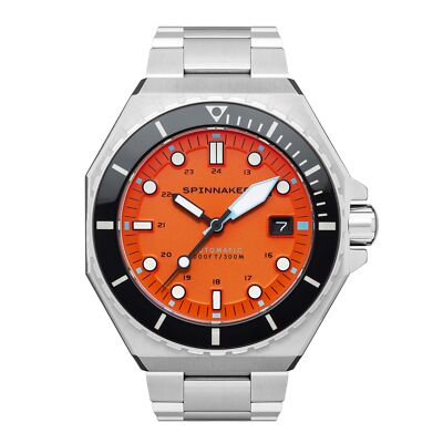 Pre-owned Spinnaker Dumas Stainless Steel 44mm Japanese Automatic Wristwatch