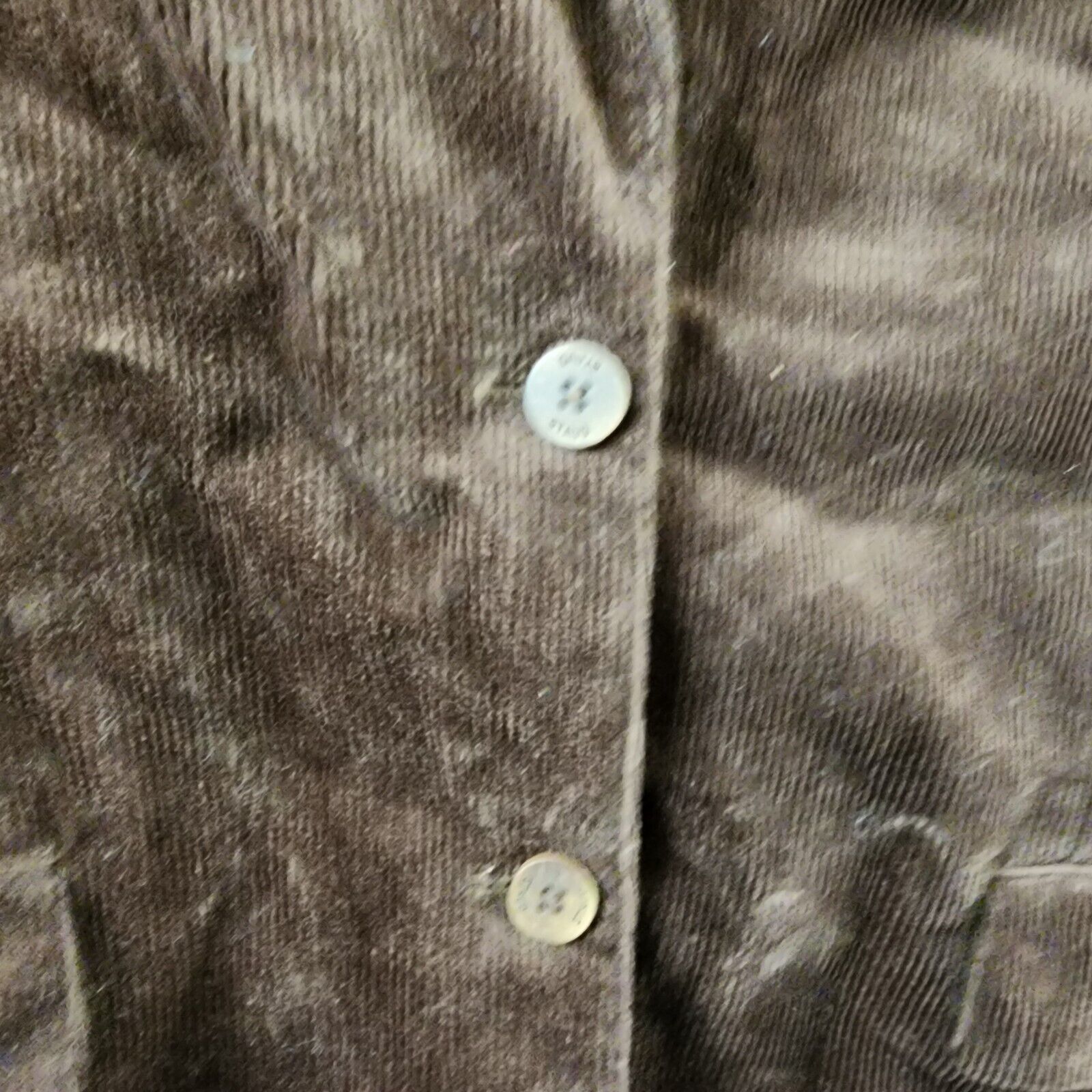 STAUD Trek Corduroy Blazer Women's XS Mahogany Flap Pockets Button Front L/S - Picture 5 of 13