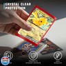 CardGuard Premium Clear Card Sleeves, 100ct – Standard Size Penny Sleeves for Pokémon, Sports Cards, Baseball, Football, and Collectible Trading Cards – Acid-Free, PVC-Free, Durable Protection, Red