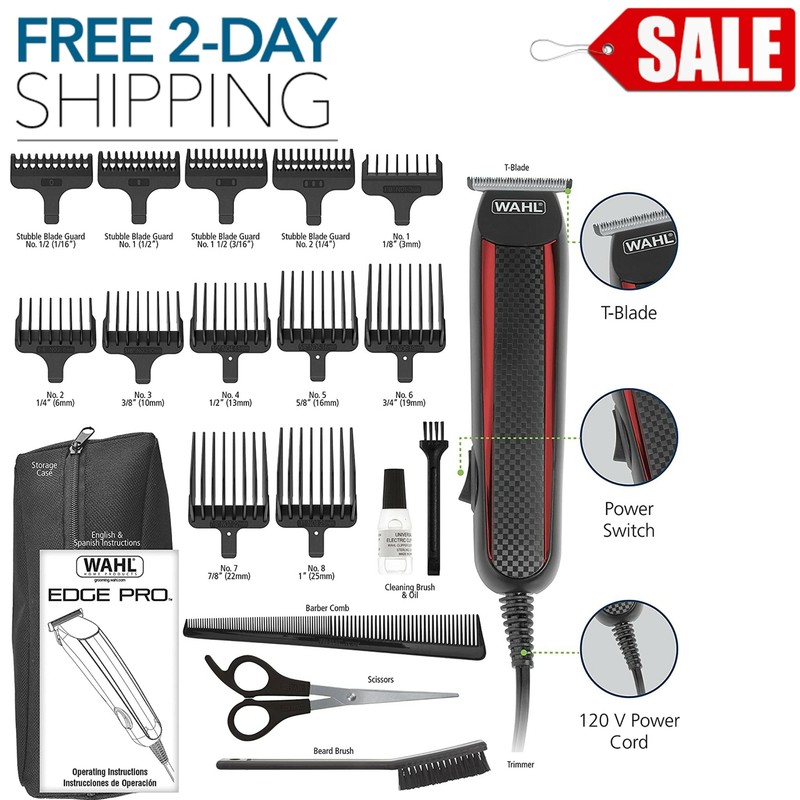 Wahl Professional Hair Cut Machine Barber Salon Cutting Clipper Trimmer Kit Set
