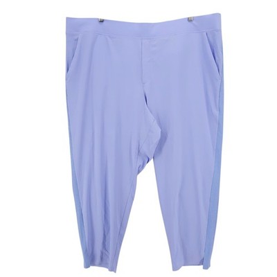 ATHLETA Brooklyn Ankle Pants Blue Lightweight Style 198671 EUC Size 24
