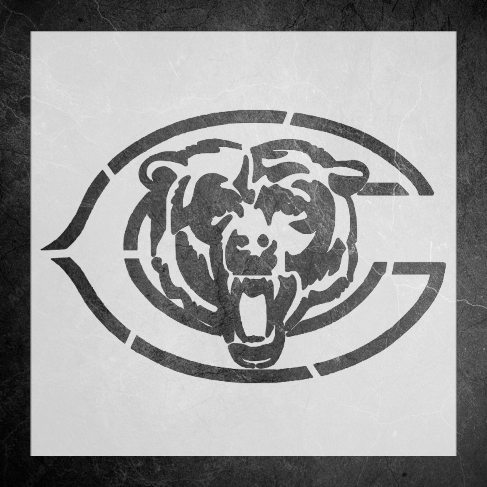 chicago-bears-nfl-football-reusable-plastic-stencil-multiple-sizes-ebay
