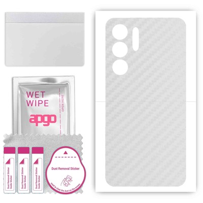 apgo Back Skin Wrap Sticker for ZTE Nubia Red Magic 9S Pro+ Plus, Transparent Ca