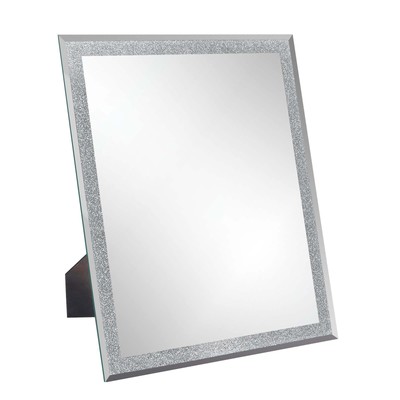 13x10.6 Inch Vanity Mirror with Silver Powder, Makeup Mirror for Wall Hanging...