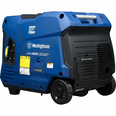 Westinghouse iGen4500 Super Quiet Portable Inverter Generator - 3700 Rated Wa...