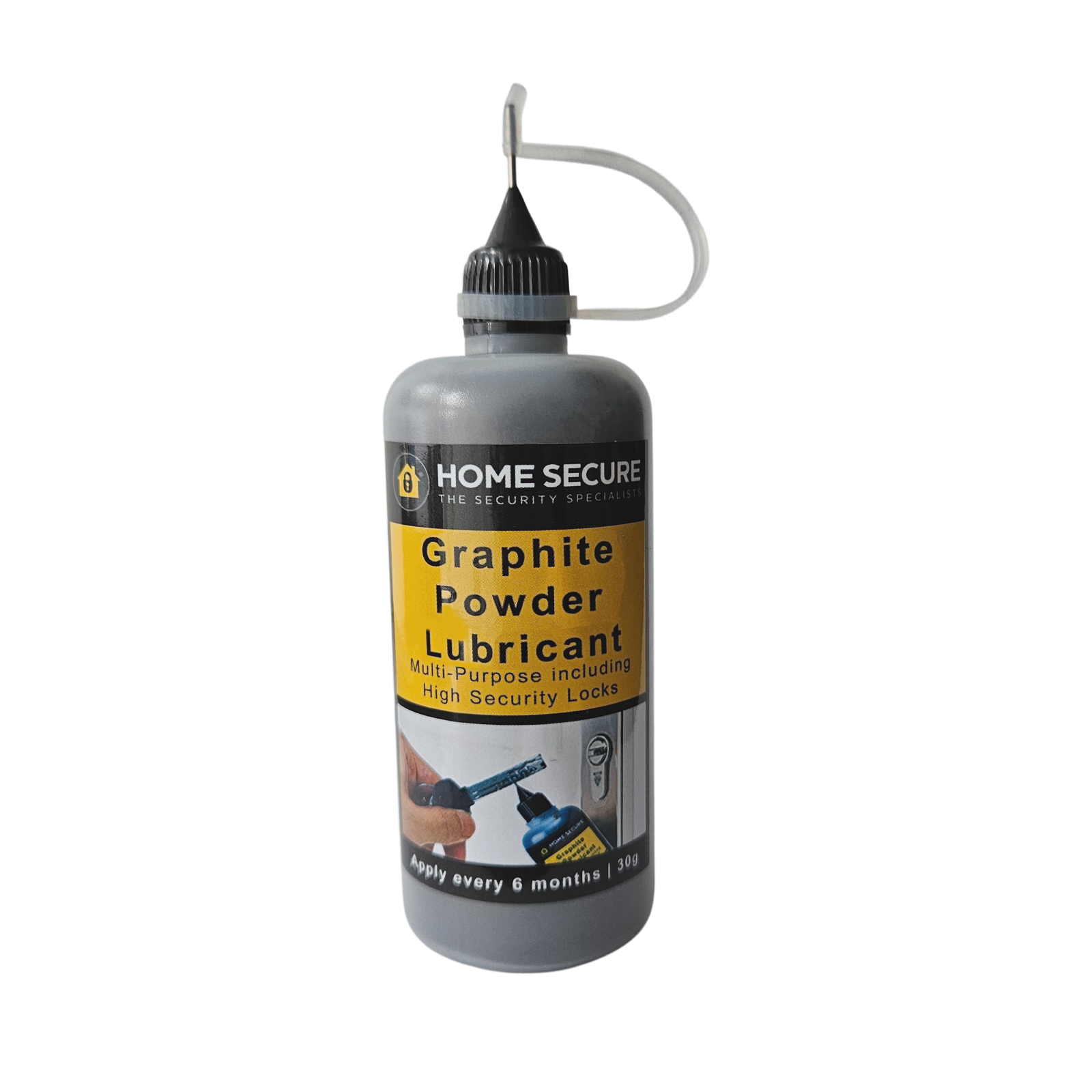 Home Secure™ Graphite Powder Lubricant for High Security Cylinder Locks - Picture 1 of 7