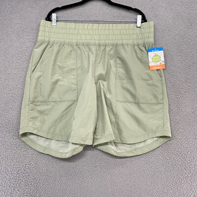 Columbia Shorts Womens XL Boundless Trek Safari High Rise Green Hiking Outdoor