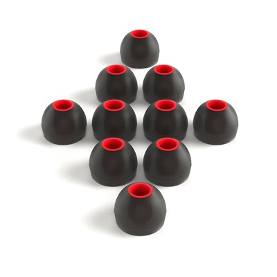 Replacement Noise Cancellation Isolation Silicone Soft Ear Buds Earplug Tips