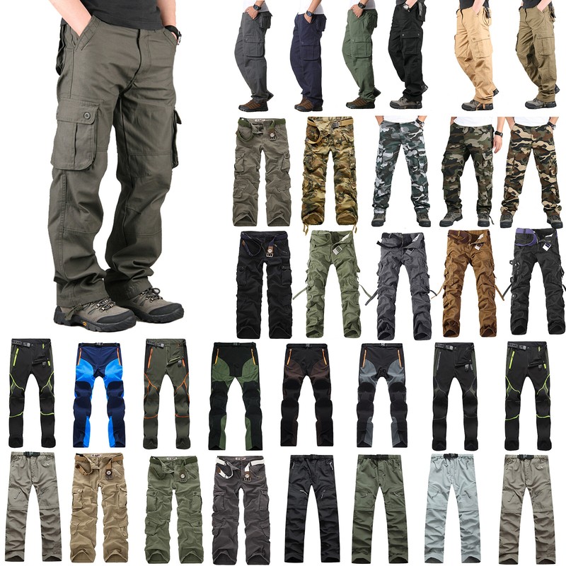 Wanderhose Herren Camouflage - Taktische Cargohose Outdoor & Training