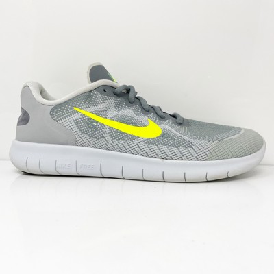 

Nike Boys Free RN 2017 904255-004 Серые кроссовки для бега Размер 7Y, Серый, Free RN 2017