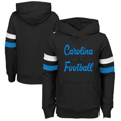 Outerstuff Молодежная толстовка НФЛ для девочек (7–16 лет) Carolina Panthers Claim To Fame Overlay Hoodie