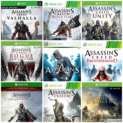 Assassin's Creed Xbox One Xbox 360 Games - Choose Your Game