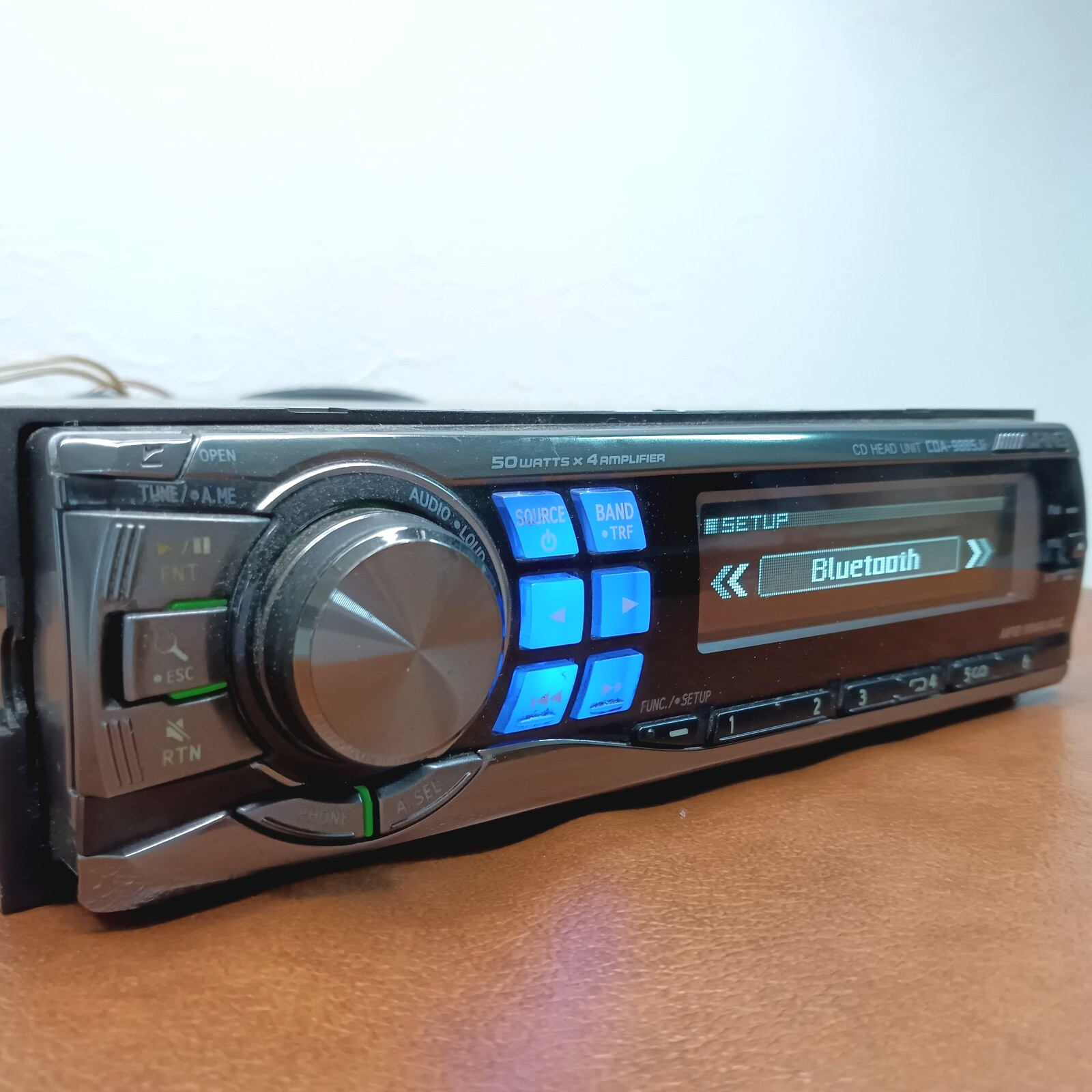 カーオーディオ ALPINE CDA-9885Ji 1DIN Alpine CDA-9885Ji 1DIN Car Audio CD MP3 AUX Ai-net whith