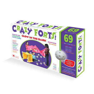 New - Crazy Forts! - Glow in the Dark - Ages 5+ | 1+ players