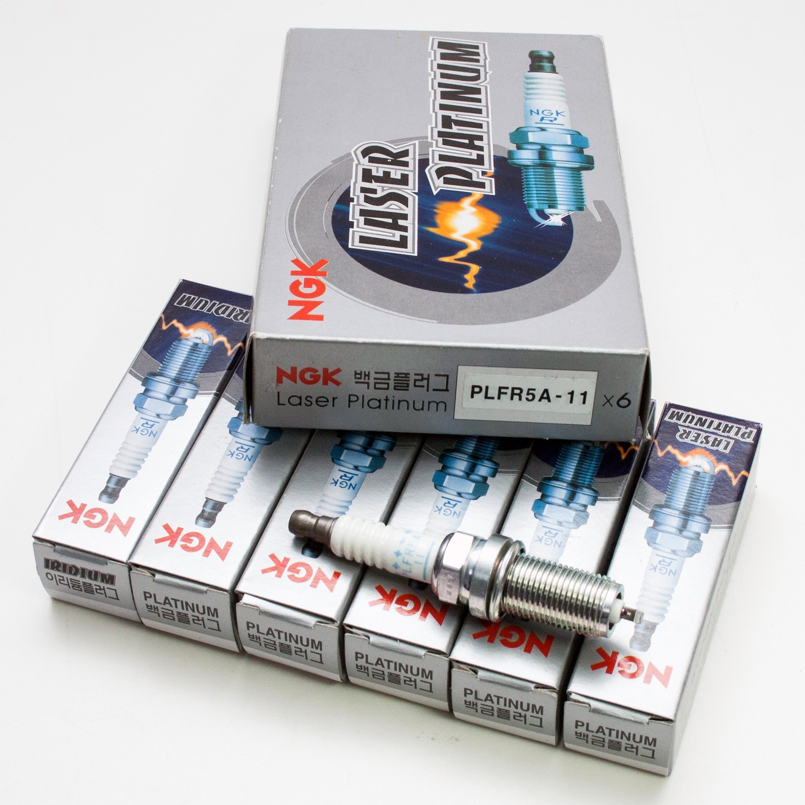 4X NGK LASER PLATINUM SPARK PLUGS PLFR5A-11 6240