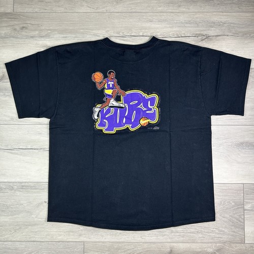 VINTAGE NIKE KOBE BRYANT #8 CARICATURE T-SHIRT XL Cartoon