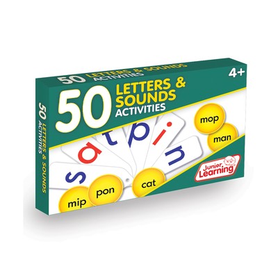 Junior Learning 50 Letters & Sounds Activities Learning Set