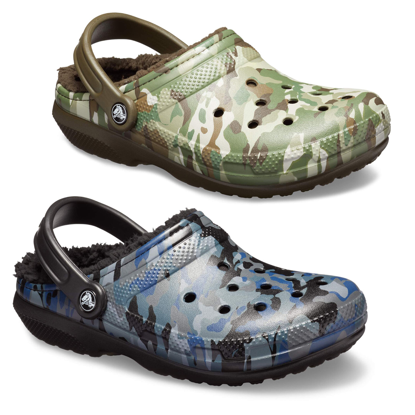 camo winter crocs