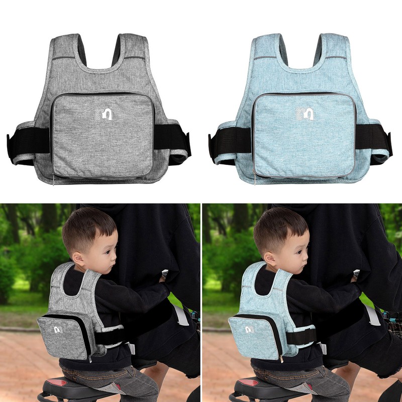 Child Kid Motorcycle Safety Harness Bike Front Back Seat Strap Belt Adjustable