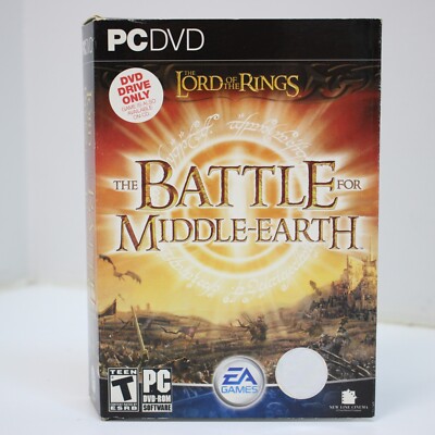 Lord of the Rings: The Battle for Middle-Earth DVD-ROM (PC, 2004) NEVER OPENED