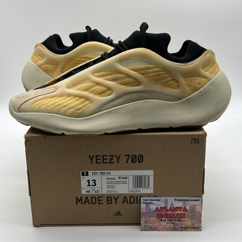 Size 13 - adidas Yeezy 700 V3 Mono Safflower Black Yellow