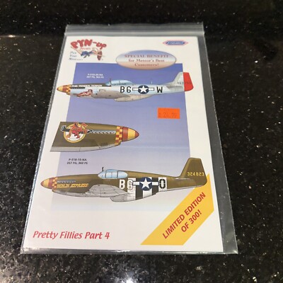 Pyn-up Decals Pretty Fillies Part 4 Limited Edition Model Airplane PYND48037