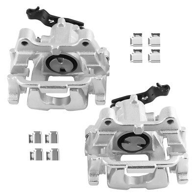 Rear Left + Right Brake Calipers w/ Bracket for Volkswagen Golf  Sportwagen 2010