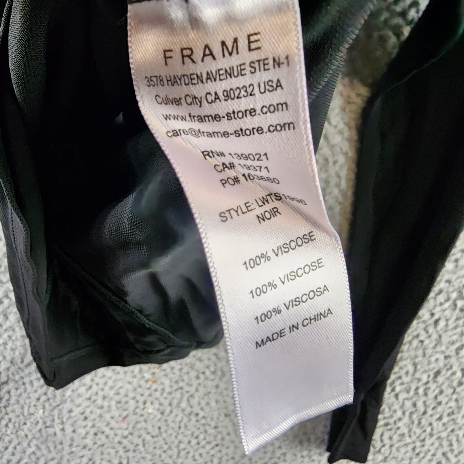 Frame Strappy Knit Top Women's XS Black Scoop Neck Nape Self-Tie Pullover L/S - Picture 10 of 13