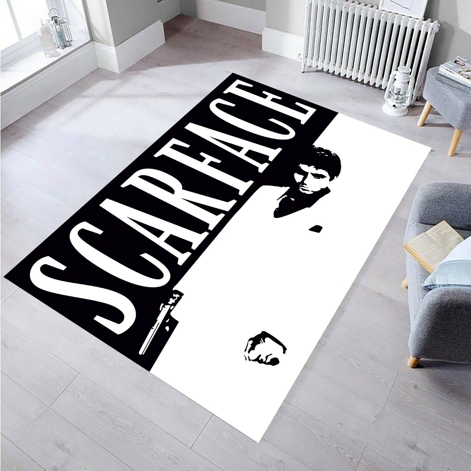 Scarface Rug 4, Fan Rug, Area Rug, Non Slip Floor Carpet, Kids Rug, Popular Rug Scarface Rug 4, Fan Rug, Area Rug, Non Slip Floor Carpet, Kids Rug, Popular Rug