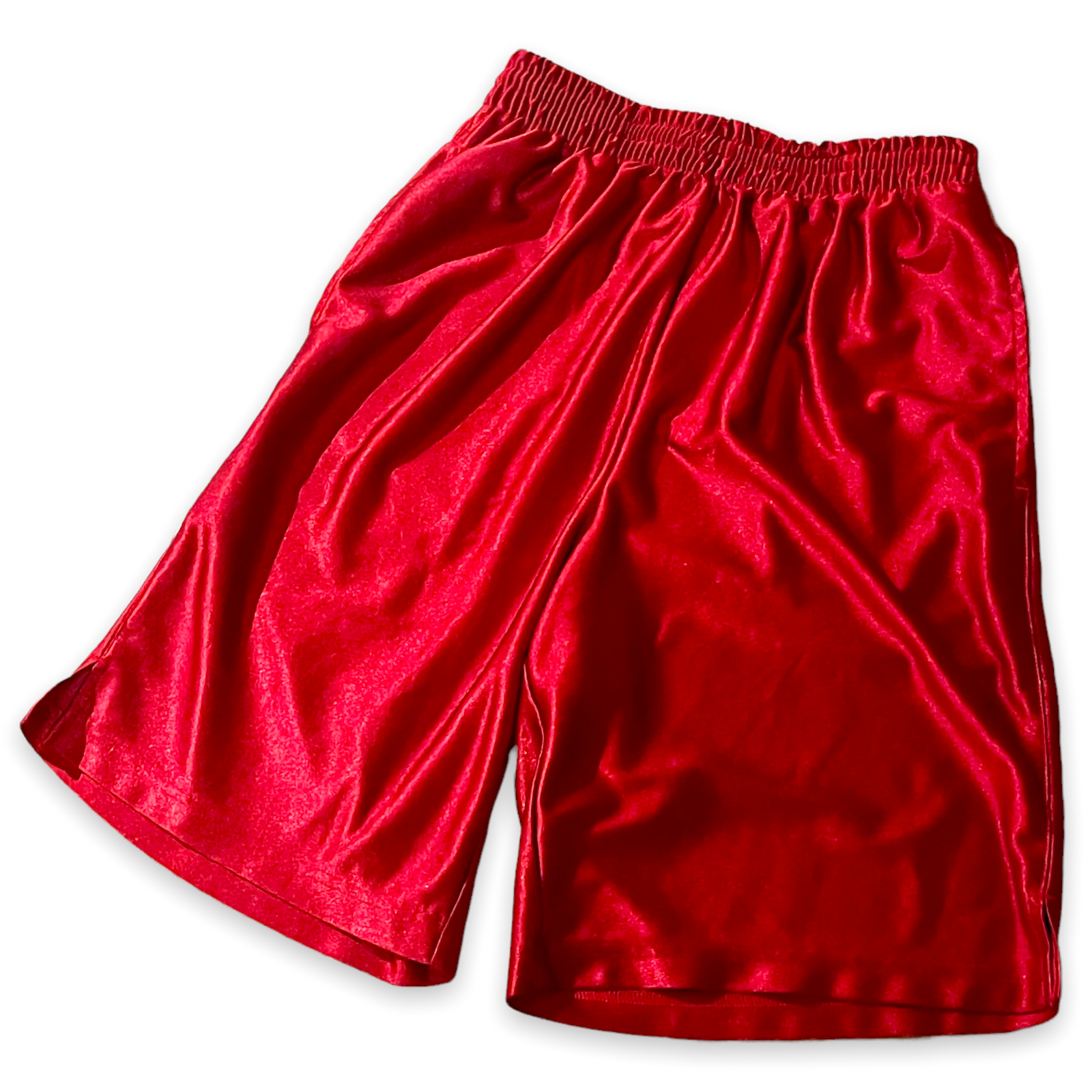 Rare Vintage Tek Gear Dazzle Basketball Shorts Silky Shiny