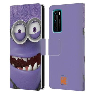 OFFICIAL DESPICABLE ME FULL FACE MINIONS LEATHER BOOK CASE FOR HUAWEI PHONES