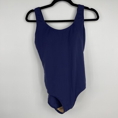 L.L. Bean Women's Swimsuit one piece  Swimwear bikini Size 10  Blue