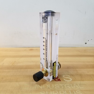 King Instrument 75302116C03, 7530 Series, Rotameter, Max Press: 100 PSI - NEW