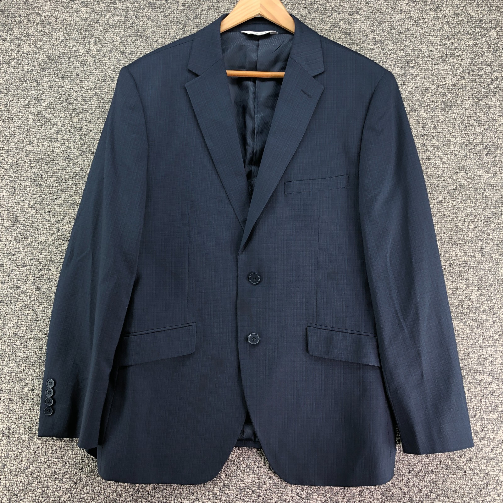 ジャケット DARK BLUE BLAZER mens-dark-blue-cashmere-blazer