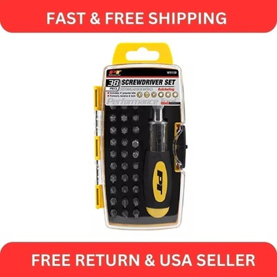 Performance Tool W9159 Ratchet Screwdriver Set (38 pc)