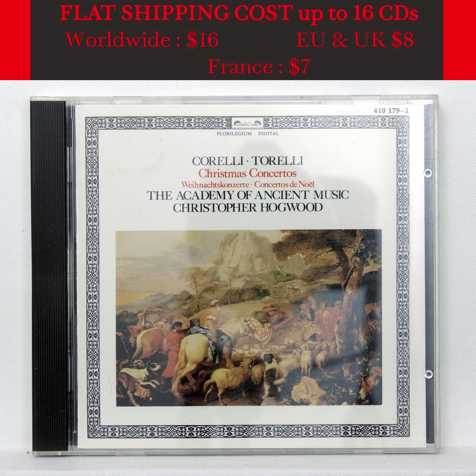 HOGWOOD ⸺ JS BACH, CORELLI, TORELLI ⸺ L'OISEAU-LYRE CD HOGWOOD ⸺ JS BACH, CORELLI, TORELLI ⸺ L'OISEAU-LYRE CD
