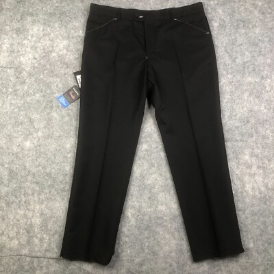 Stromberg Sintra Golf Chino Mens Size 36S Perfomance Funky Trouser Black
