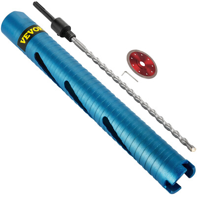 VEVOR 1.5'' Dry Diamond Core Drill Bit for Hard Concrete with SDS Plus Adapter