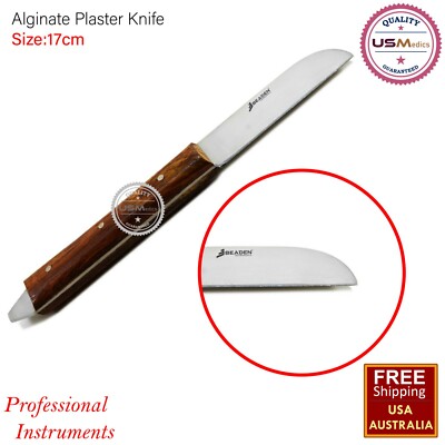 Dental Lab Alginate Plaster Cutting Knife Ligature Mixing Modelling 