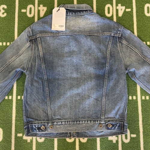 Pre-owned Levi's Made & Crafted Boyfriend Trucker Japanese Denim Jacket Women's Sz M $248 In Bottle Blue