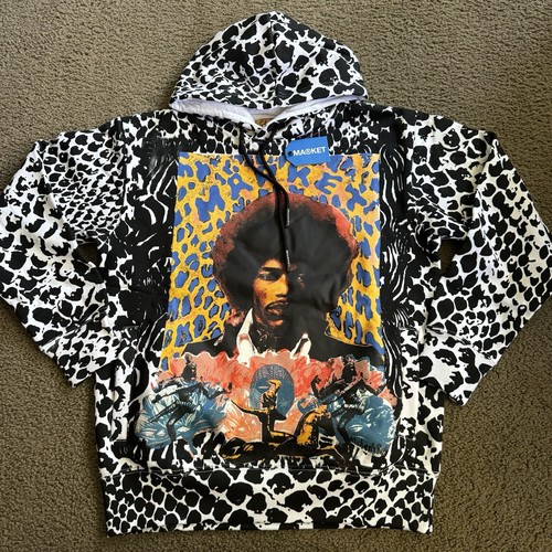 GRIZZLY X JIMI HENDRIX HOODIE Mサイズ NEW - Jimi Hendrix Chinatown Market AOP Hoodie - Size Medium