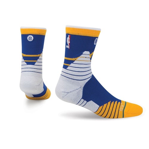 [M359D6CQGS-BLU] Мужские носки Stance NBA Golden State Warriors Core в четверть высоты