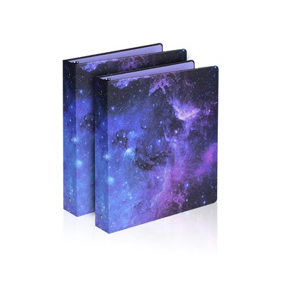 1-inch 3 Ring-Binder with Pockets 1'' Round Ring Binders for School Holds US ...