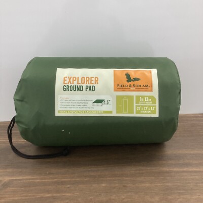 Field & Stream Explorer Ground Pad Sleeping Mat Camping Hiking Outdoors 20 x72 