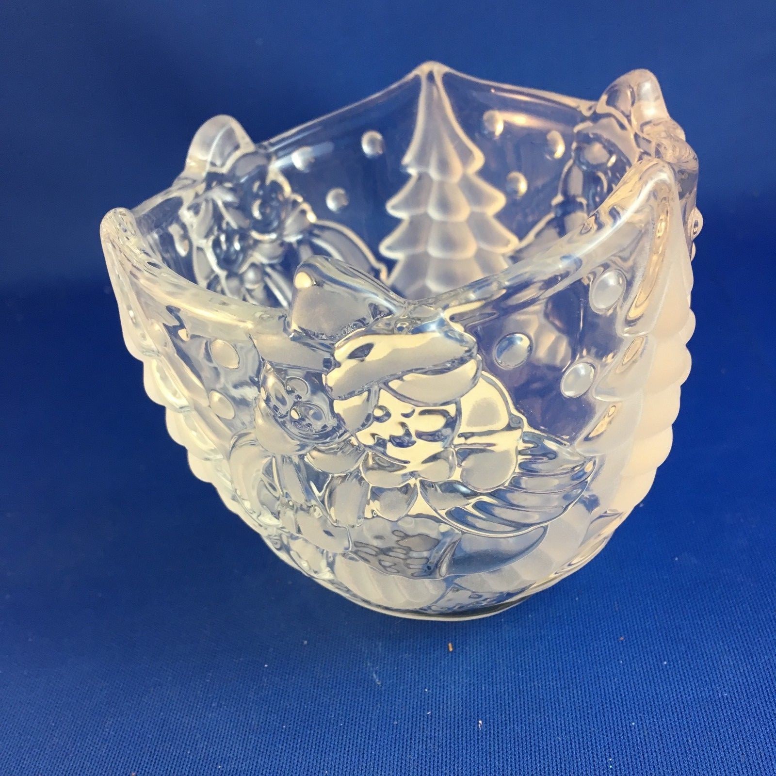 Gorham Holiday Traditions Cyrstal Snowy Sweethearts 3 1/2